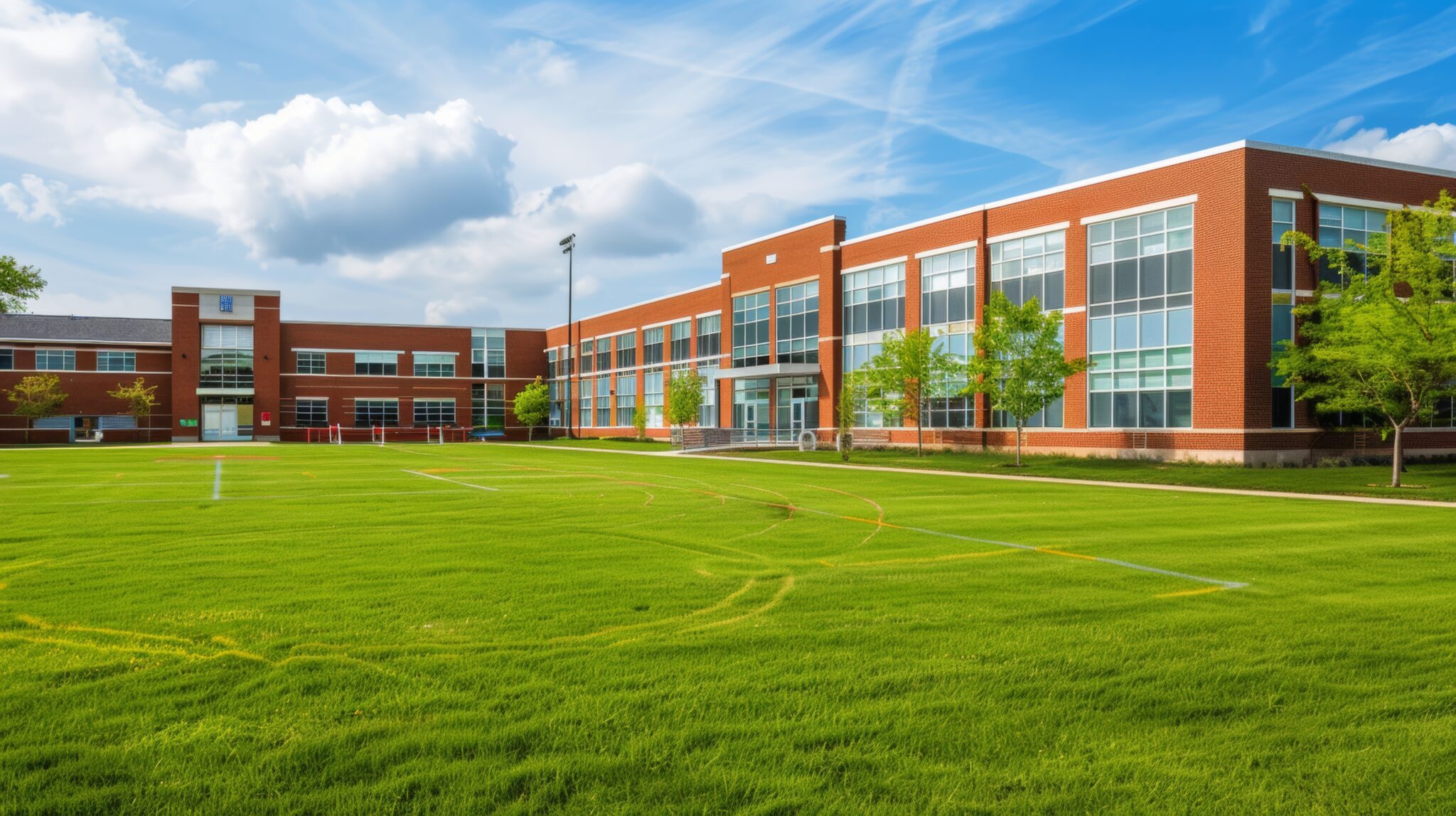 School Building.view Of Typical American School Building Exterior School Building.view Of Typical American School Building Exterior